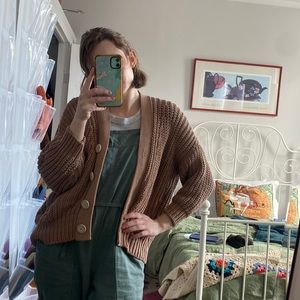 Babaa cardigan no18 in roasted fig